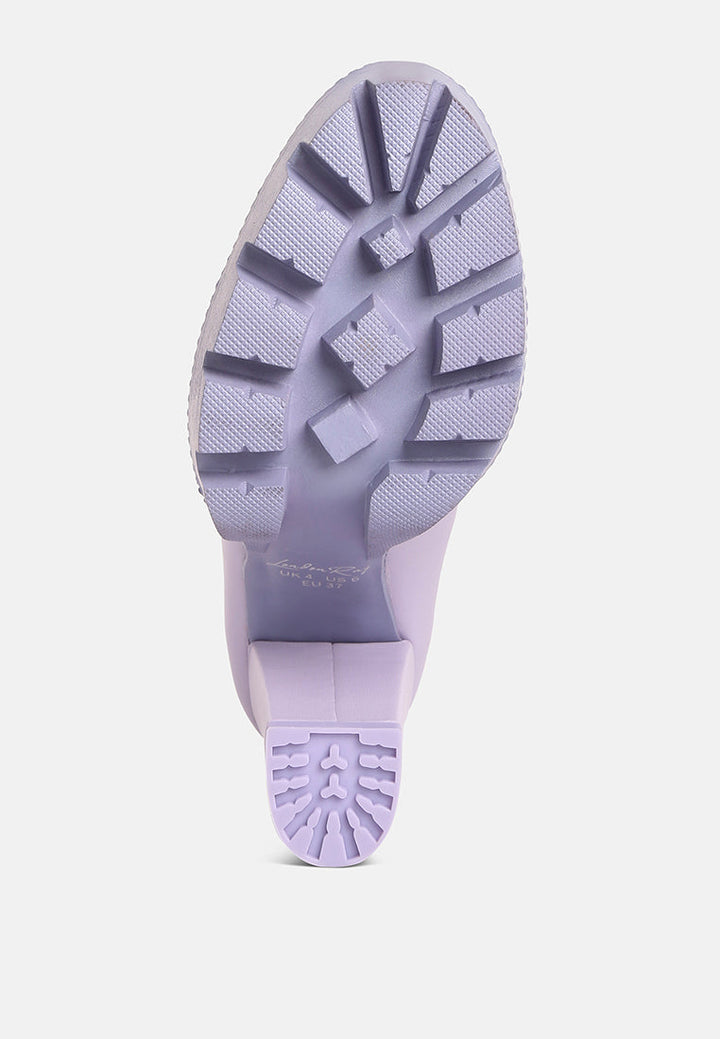 Corinne Chain Embellished Chunky Loafers-4