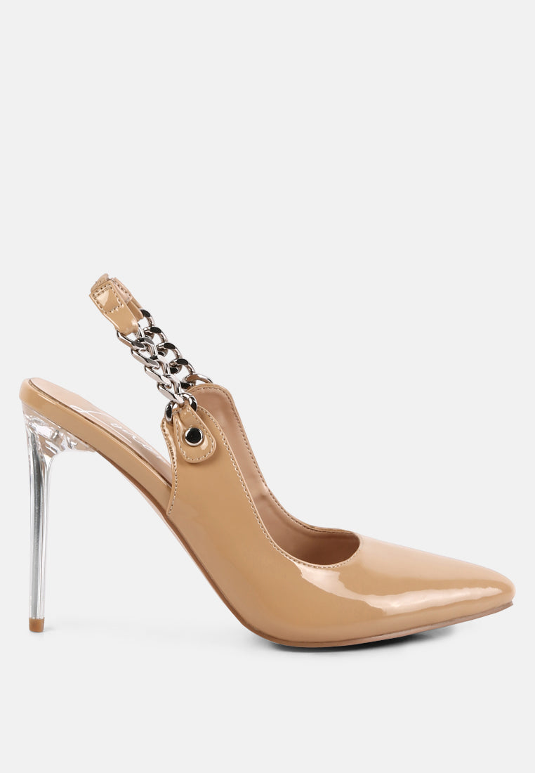 Coveted Stiletto Heeled Slingback Sandals-0