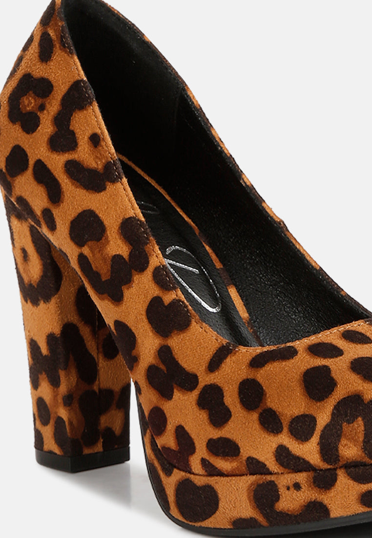Delia Seude Block Heel Pumps-3
