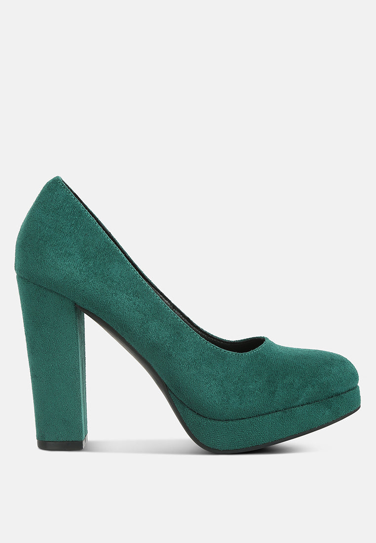 Delia Seude Block Heel Pumps-6