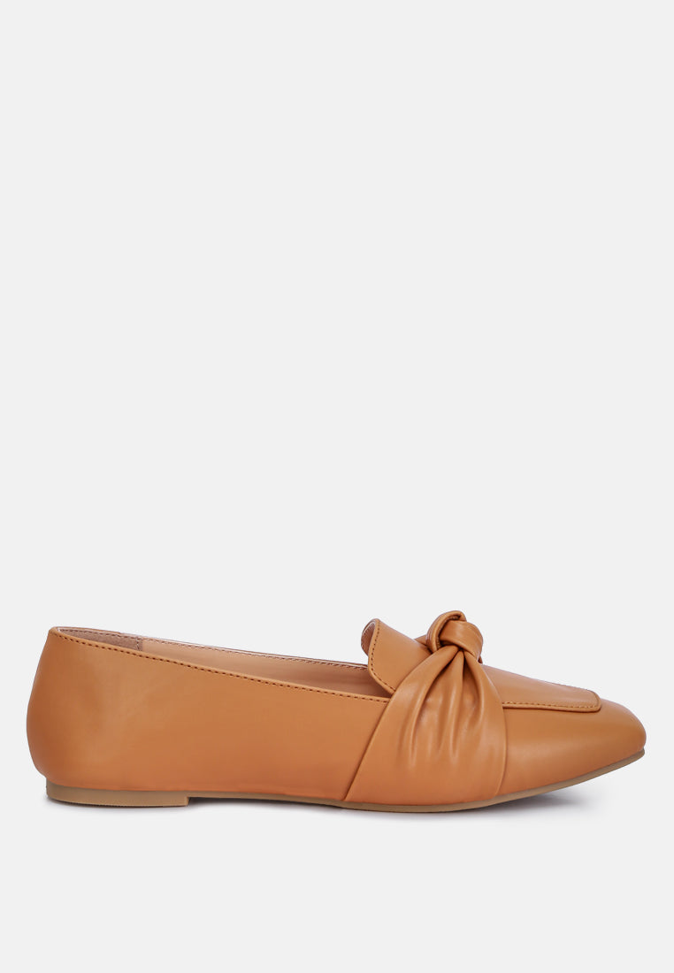 Denali Recycled Faux Leather Flat Loafers-0