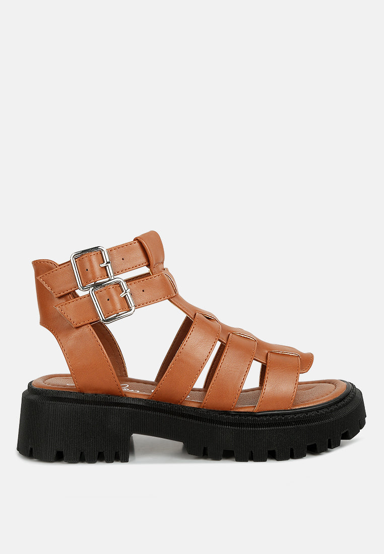 Dewey Chunky Gladiator Sandals-7