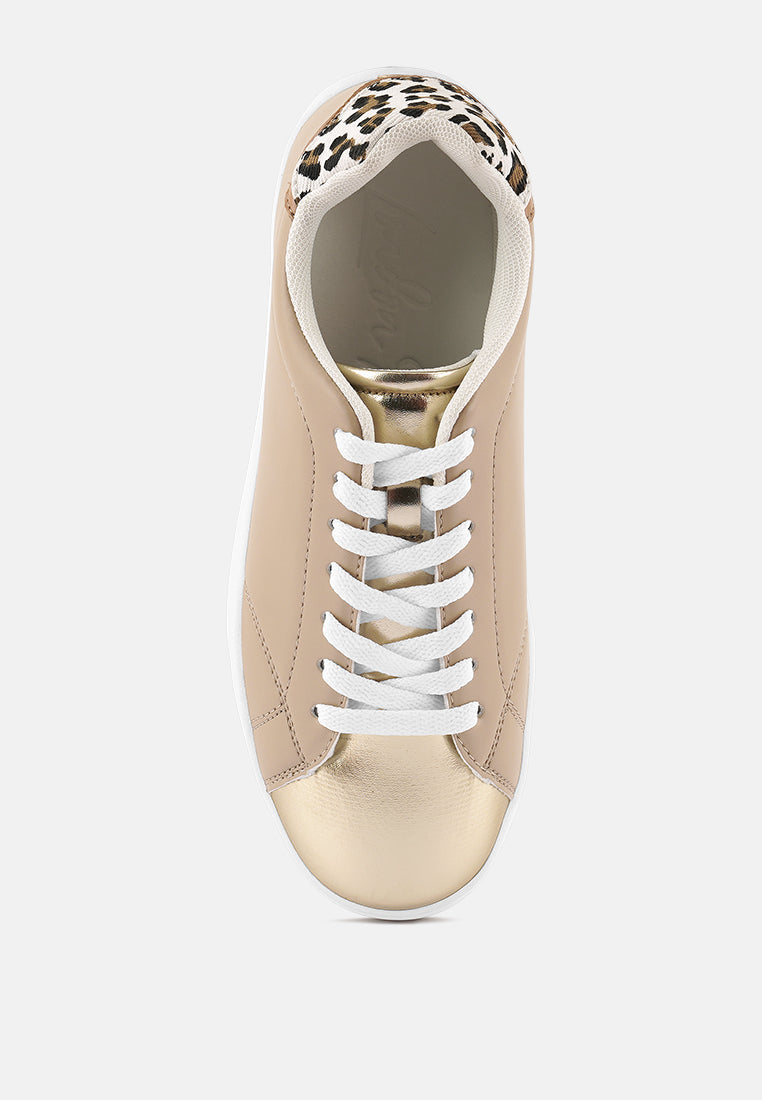 Dory Metallic Accent Sneakers-3