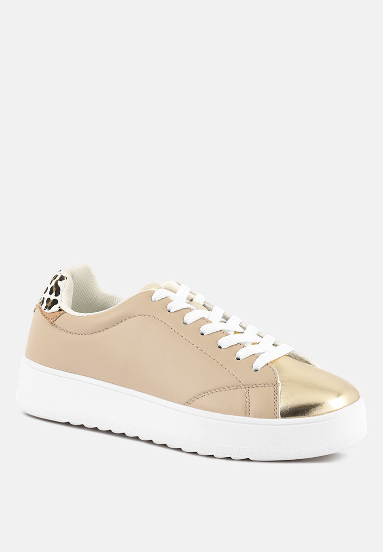 Dory Metallic Accent Sneakers-1