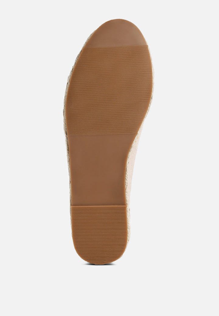 Ellerie Soft Suede Flatform Heel Espadrilles-4