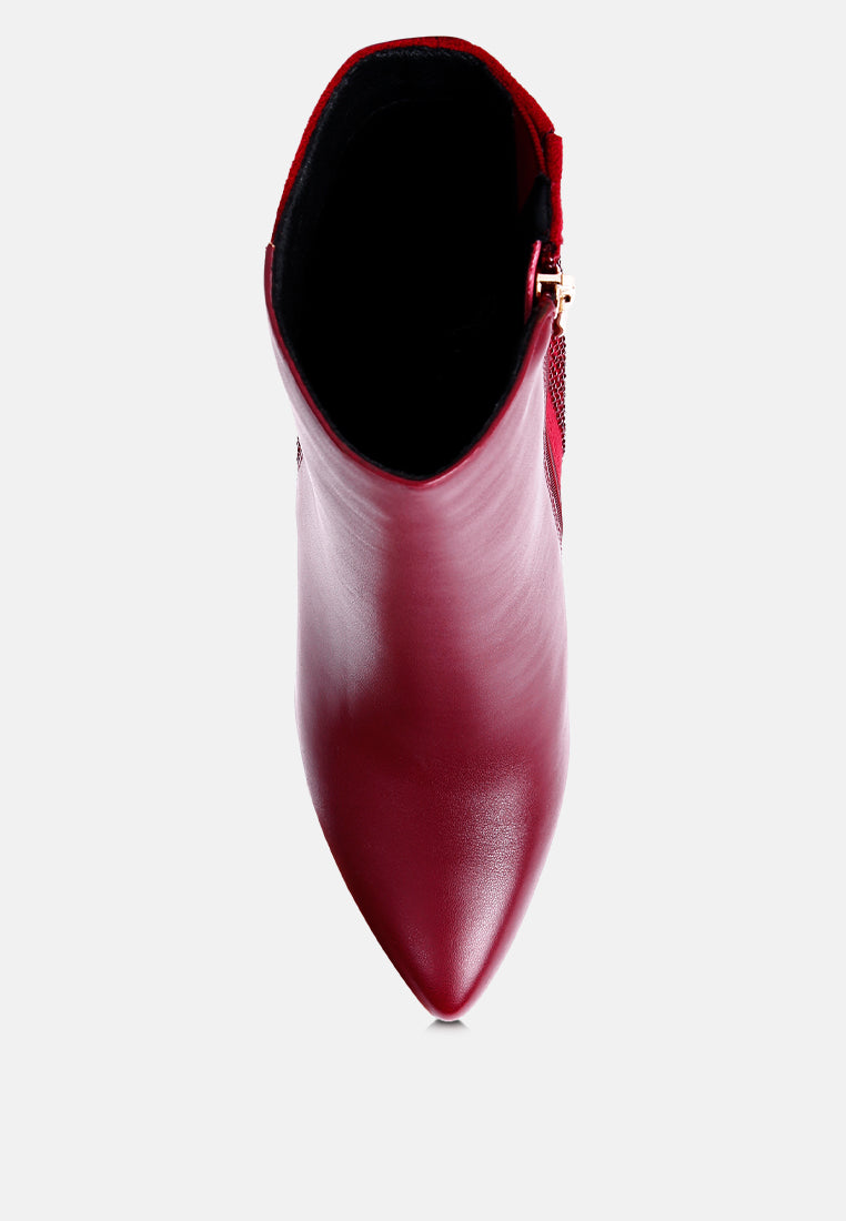 Encanto High Heeled Ankle Boots-2