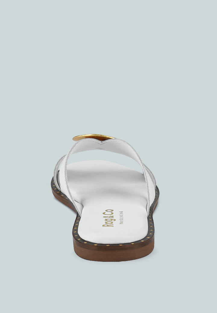 Eudora Buckle Embllished Slip Ons-4