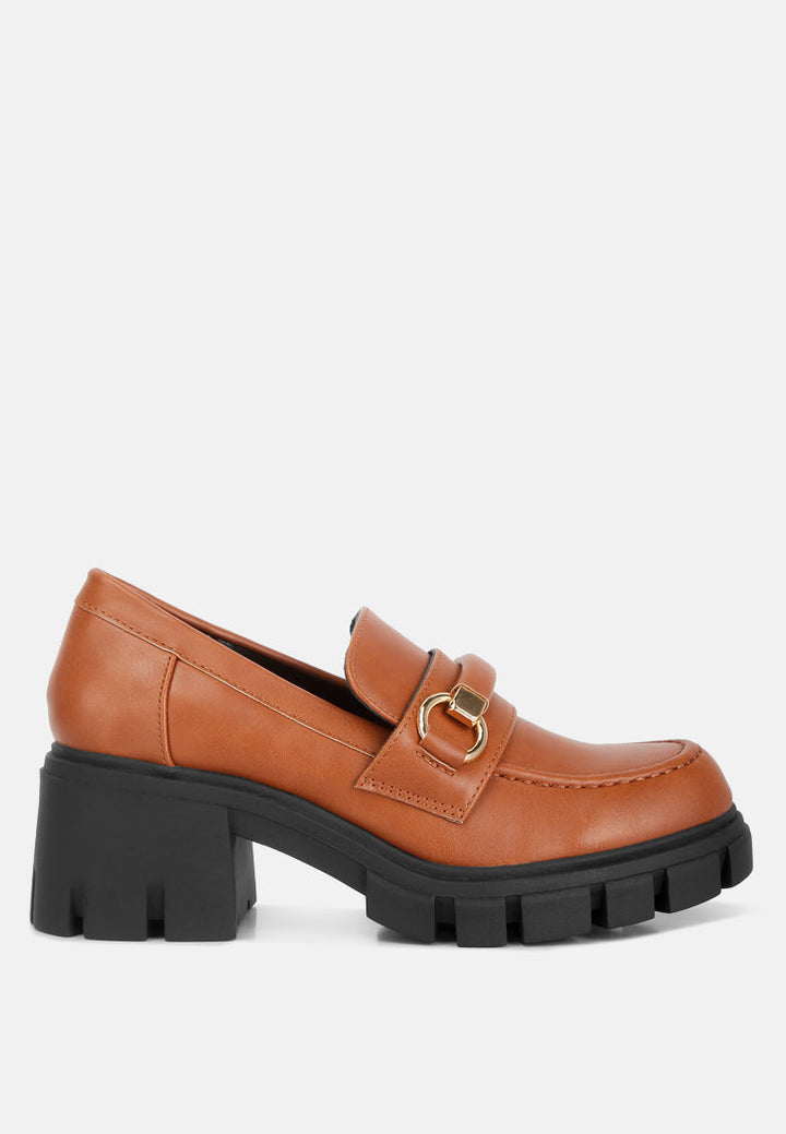 Evangeline Chunky Platform Loafers-0
