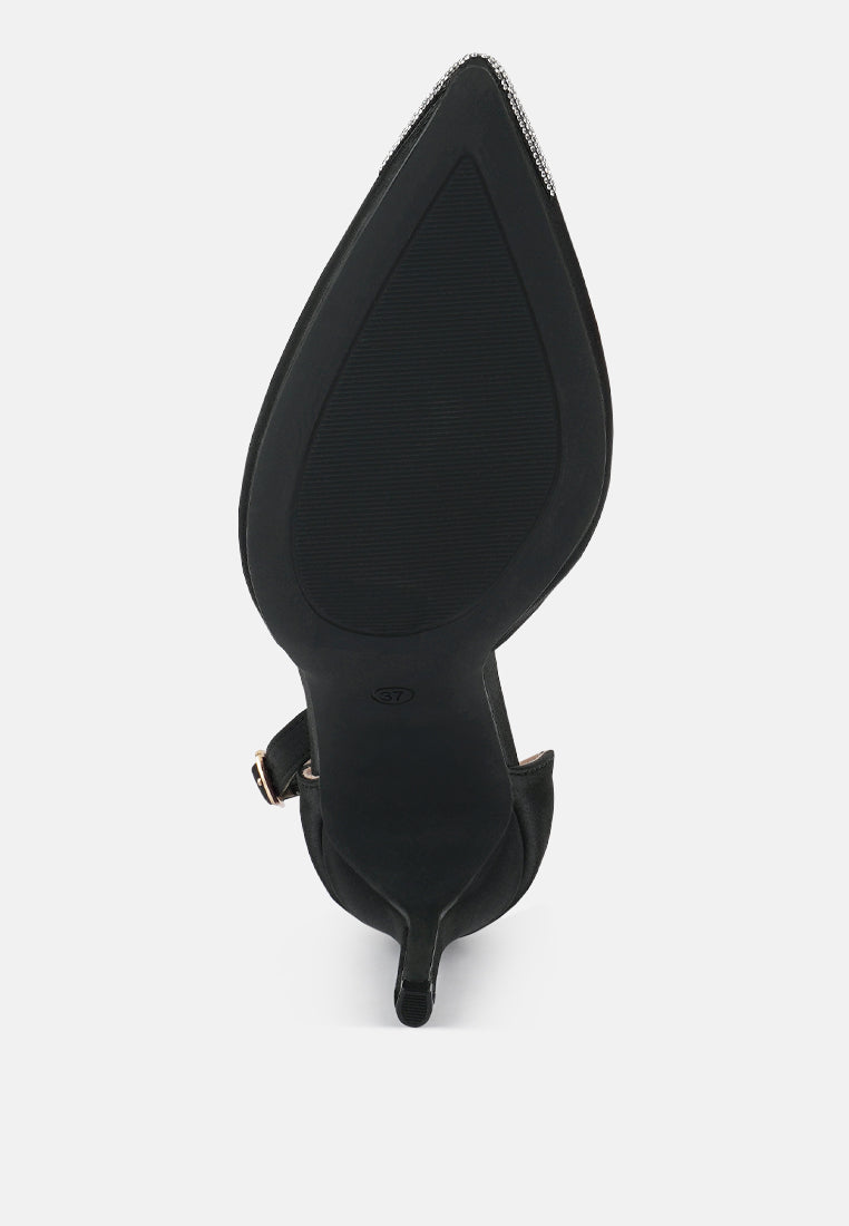 Everalda Toe Cap Embellished Sandals-4