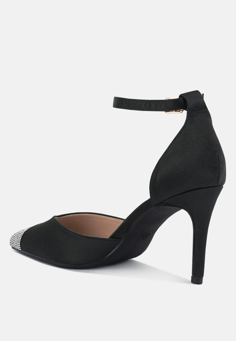 Everalda Toe Cap Embellished Sandals-2