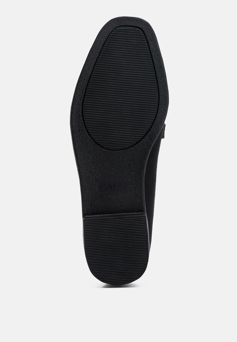 Fable Horsebit Embellished Flat Loafers-2