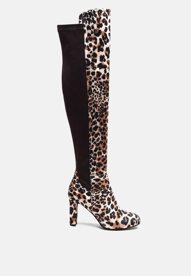Fauna Knee High Block Heeled Boots-0