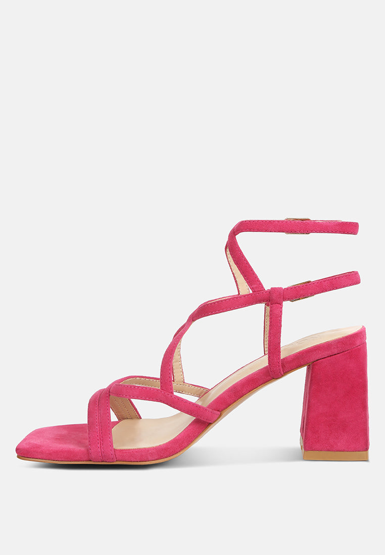 Fiorella Strappy Block Heel Sandals-3