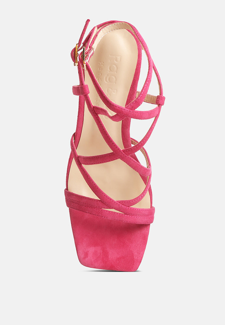 Fiorella Strappy Block Heel Sandals-4