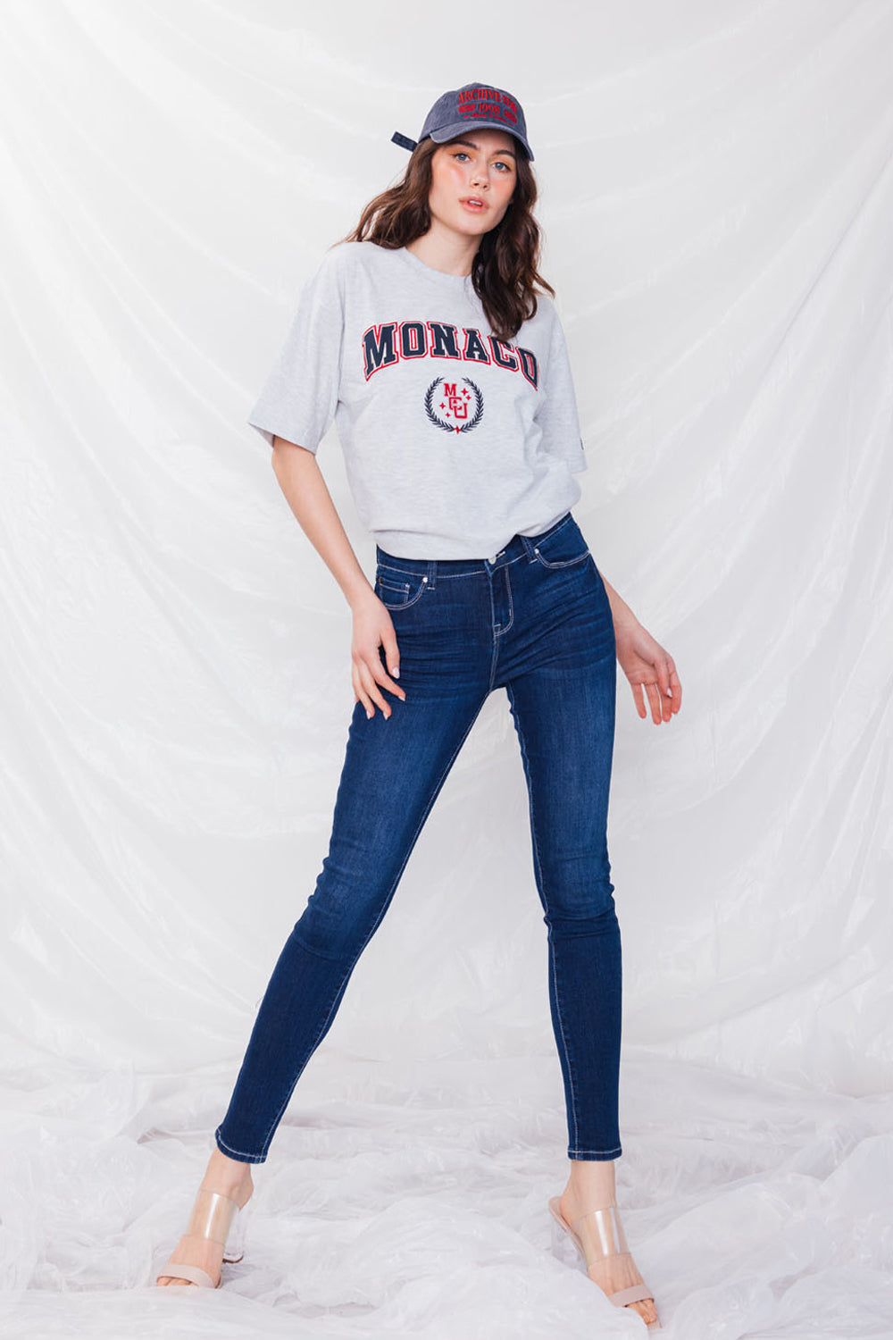 Mid Rise Skinny Jeans-4