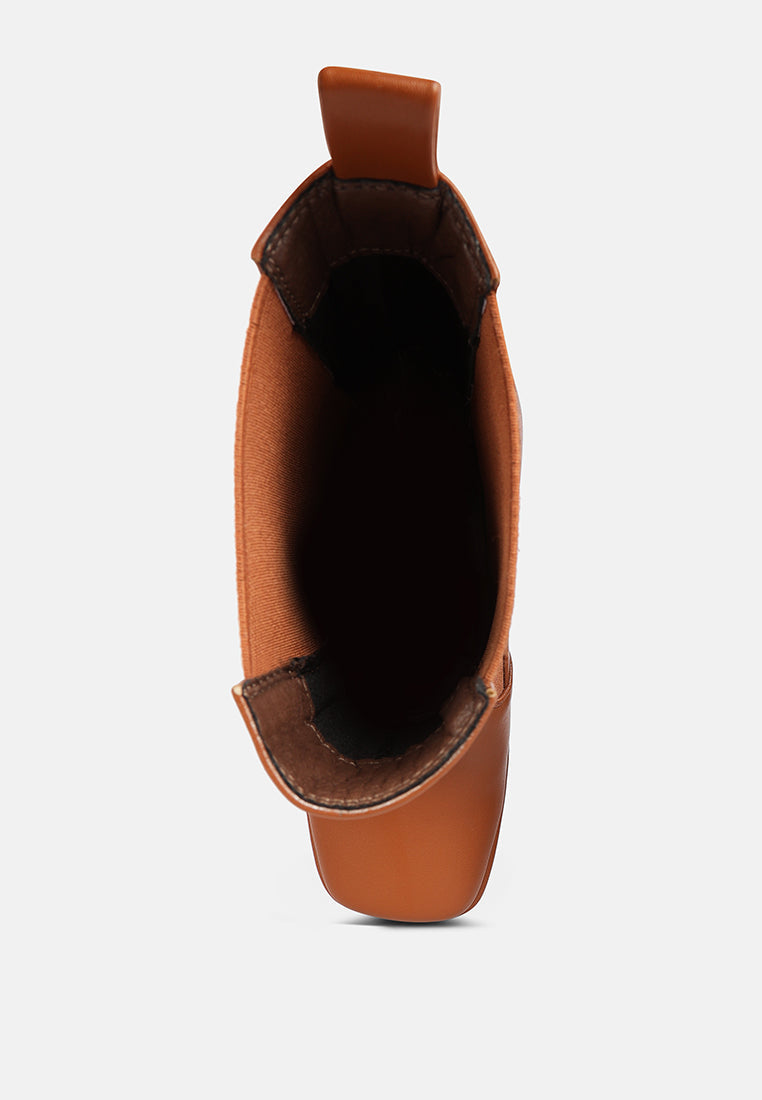 Frosty High Platform Block Heel Chelsea Boot-4