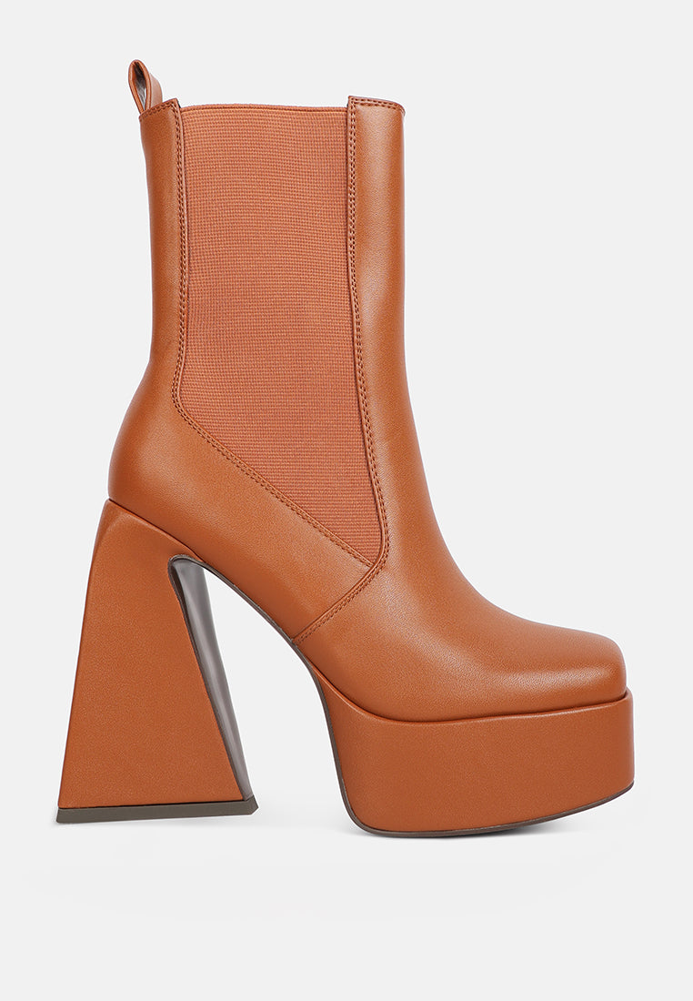 Frosty High Platform Block Heel Chelsea Boot-0