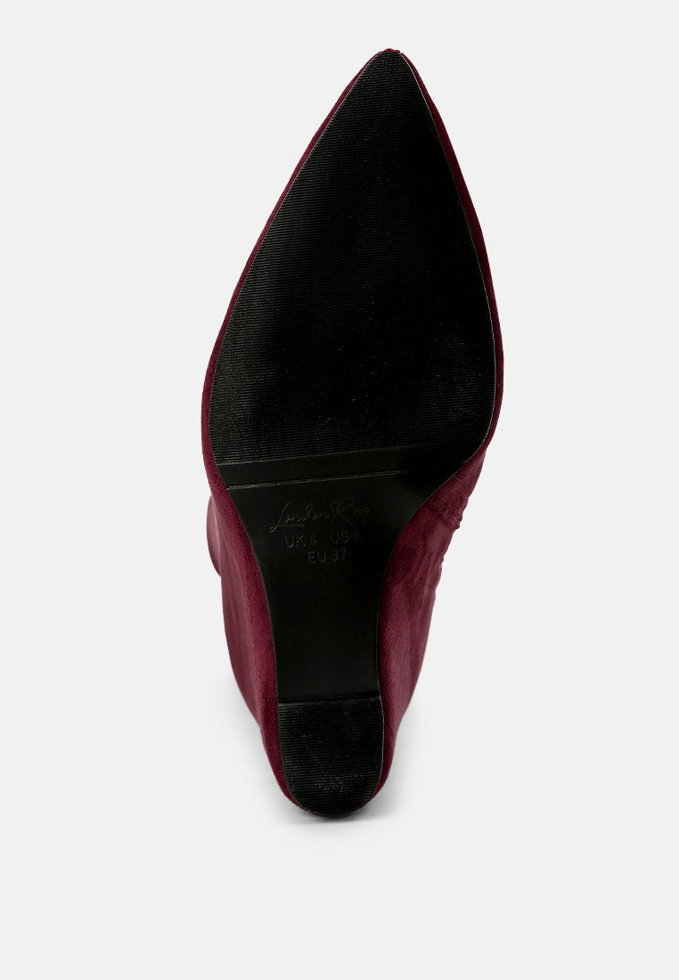 Gladol Wedge Heel Calf Boots-4