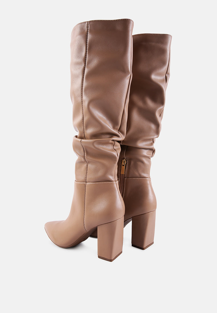 Hanoi Knee High Slouch Boots-2