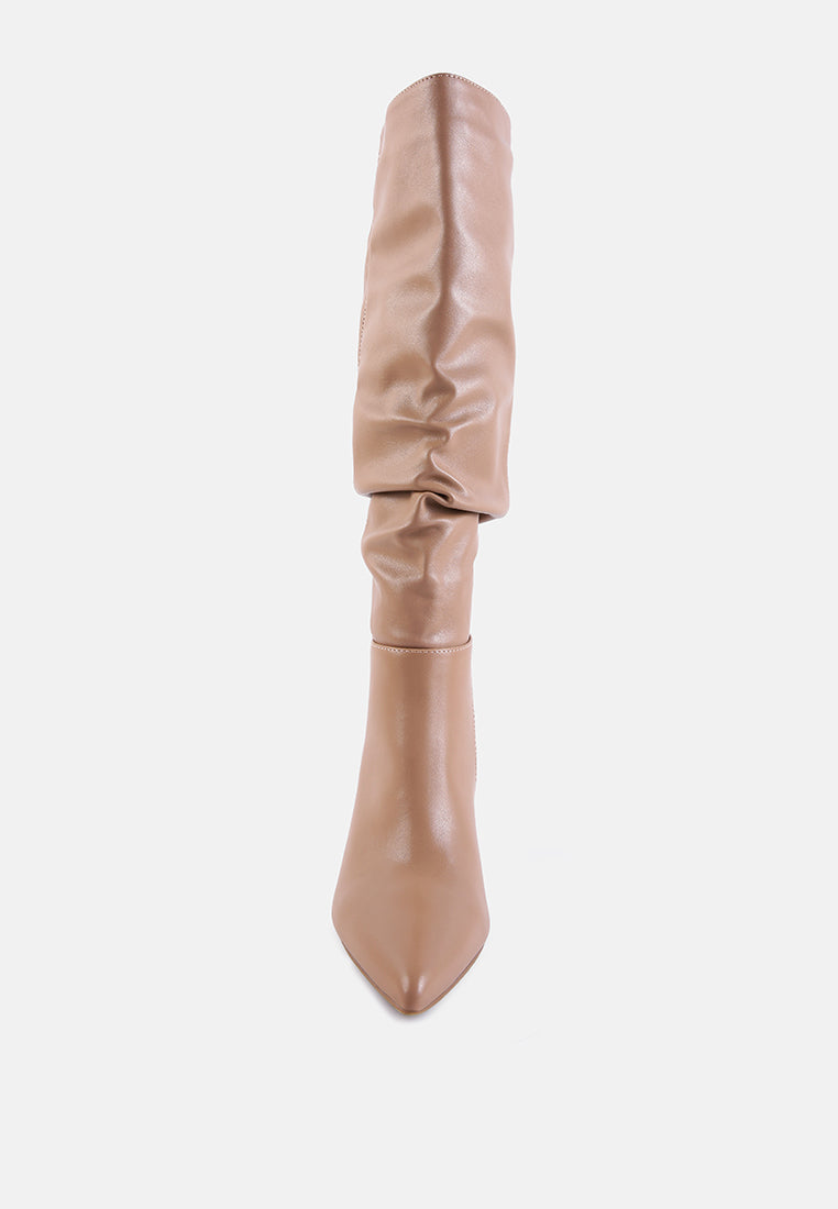 Hanoi Knee High Slouch Boots-3