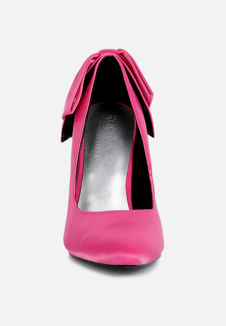 Hornet High Heeled Satin Pump Sandals-3