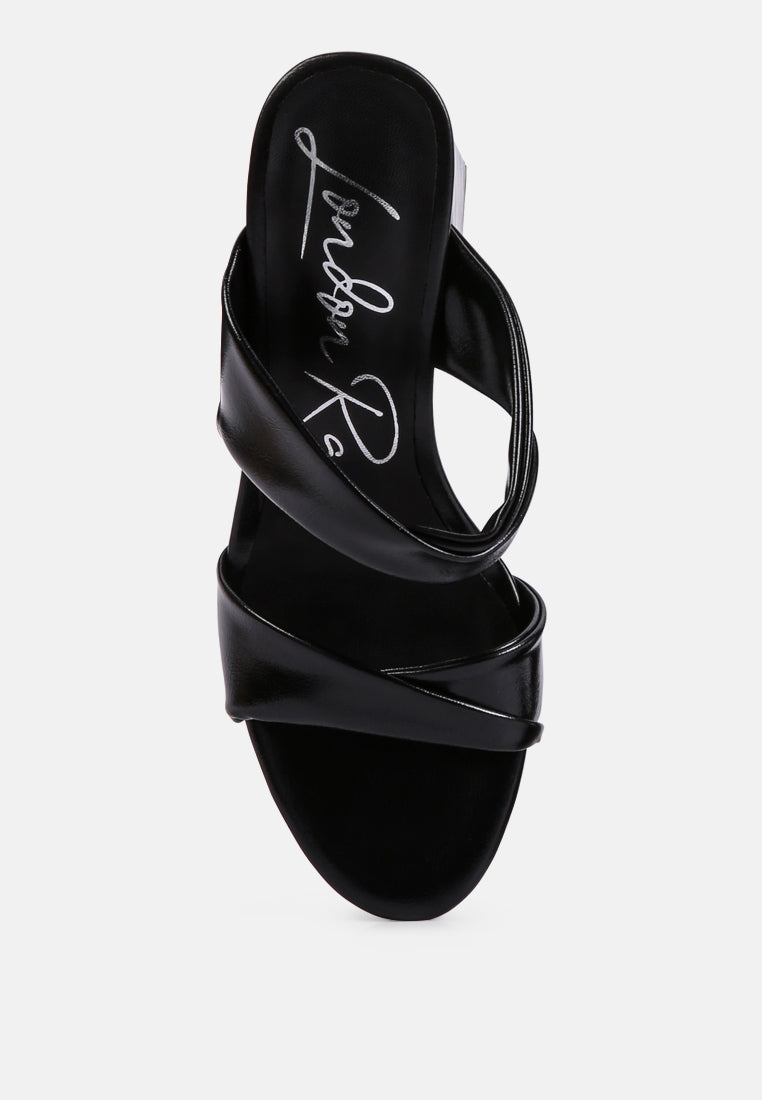 Hot Mess Puffy Block Heel Sandals-3