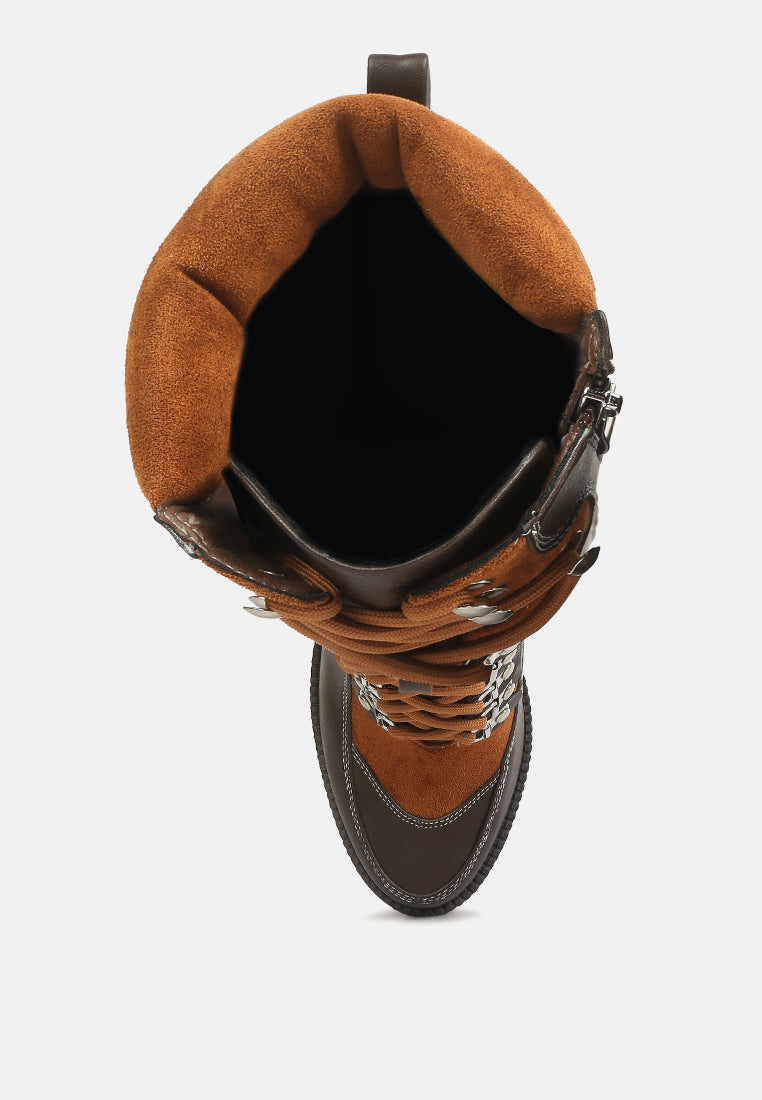 Igloo Over The Ankle Cushion Collared Boots-3