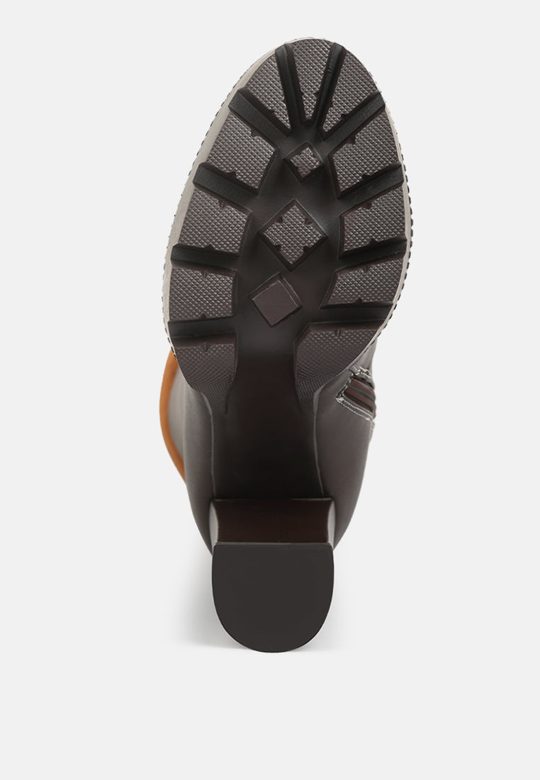 Igloo Over The Ankle Cushion Collared Boots-4