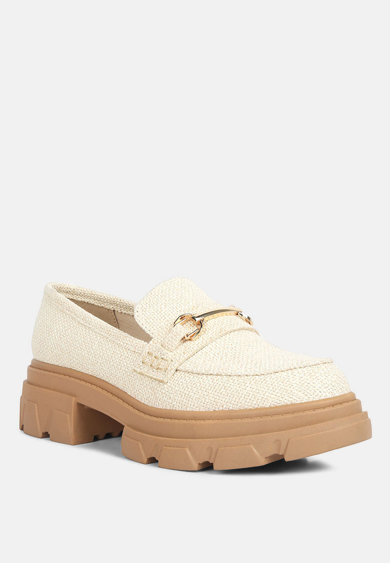Jaxtyn Chunky Platform Heel Loafers-1