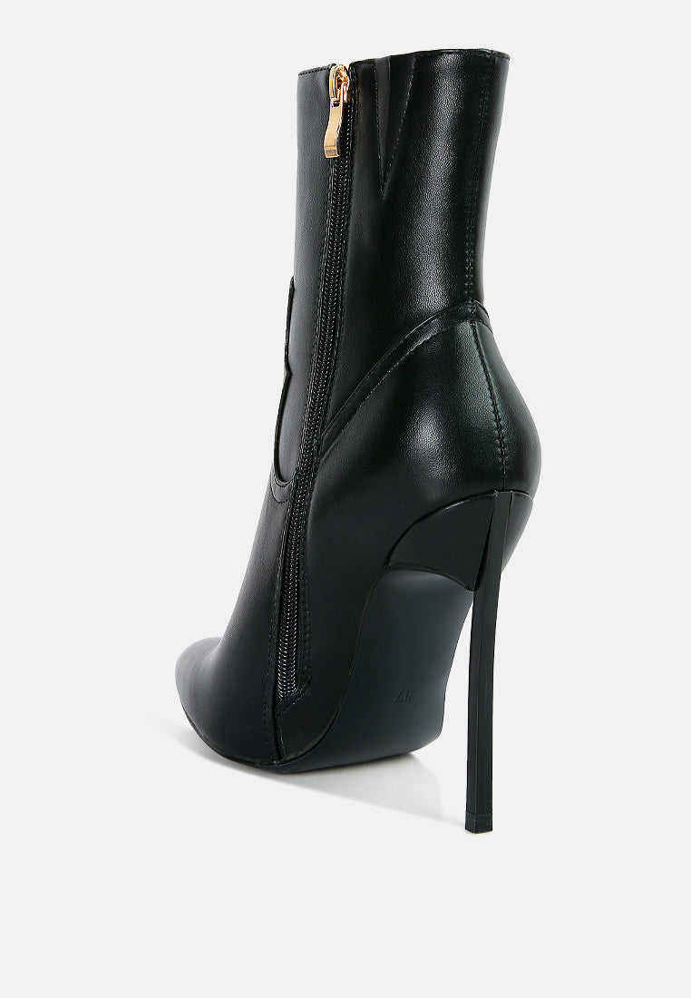 Jenner High Heel Cowboy Ankle Boots-3