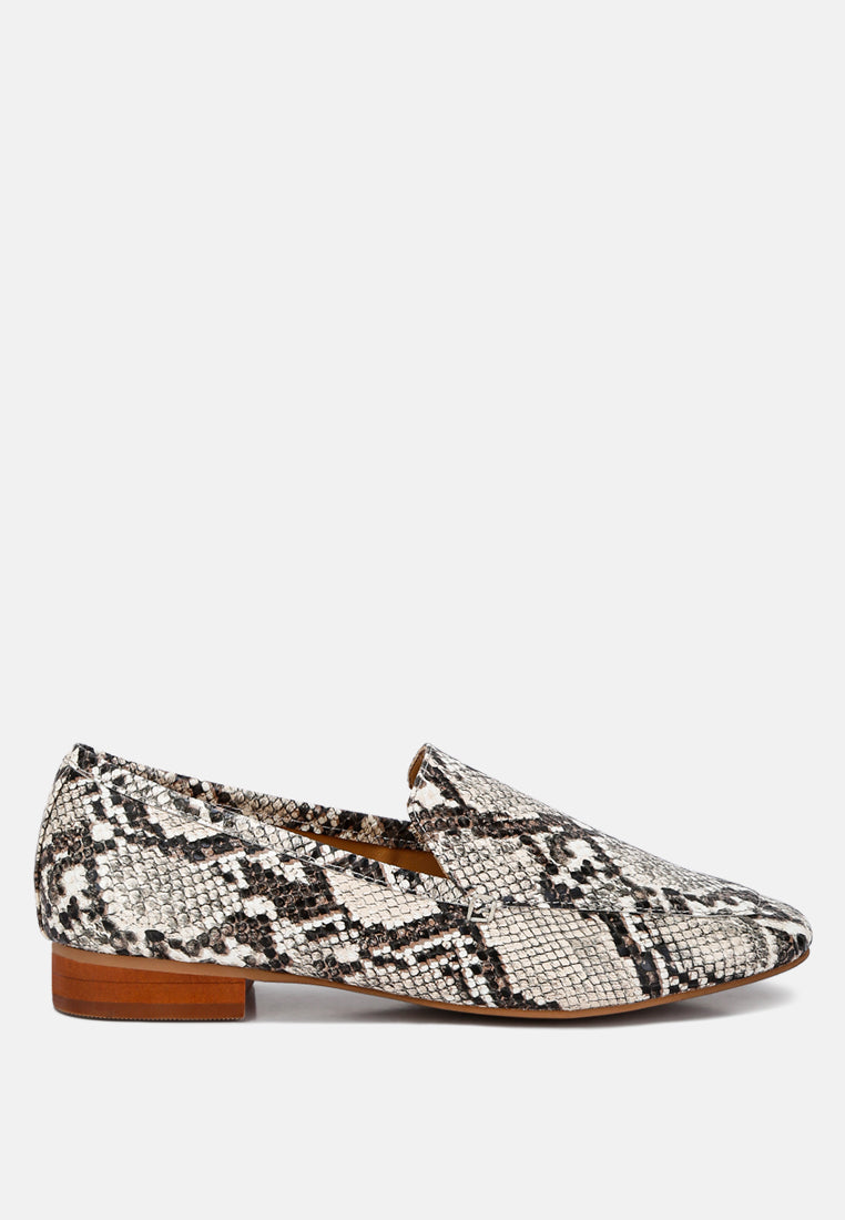 Julia Textured Loafers-5