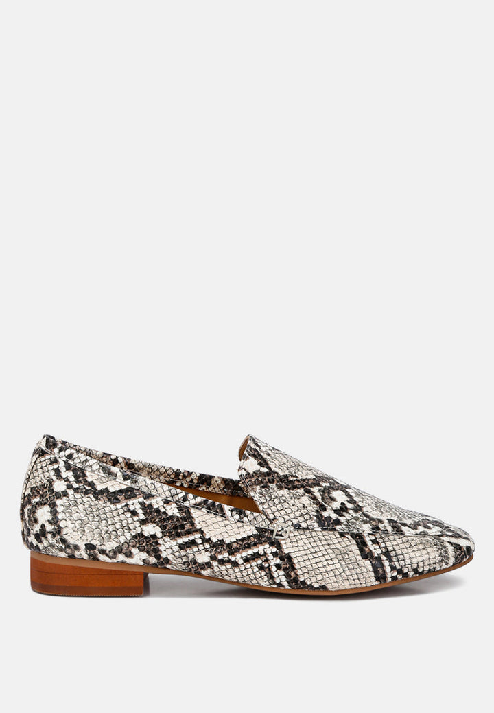 Julia Textured Loafers-5