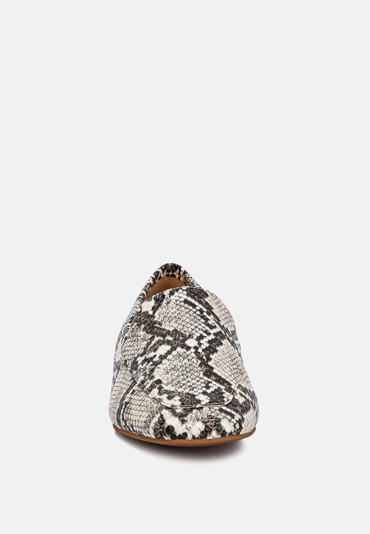 Julia Textured Loafers-2
