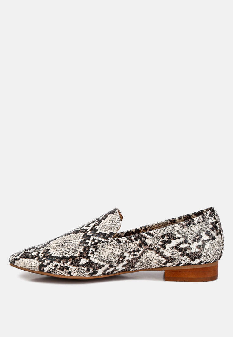 Julia Textured Loafers-3