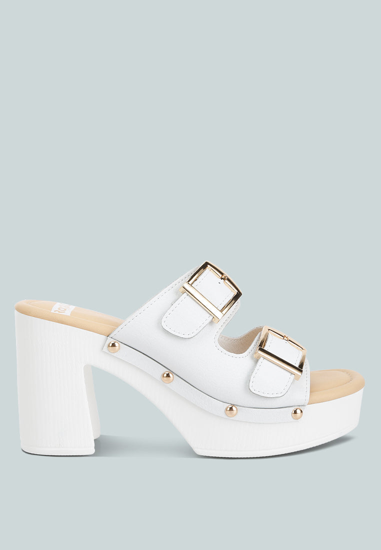 Kenna Dual Buckle Strap Sandals-0