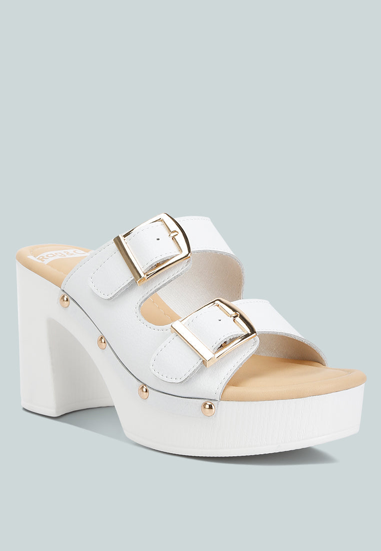 Kenna Dual Buckle Strap Sandals-2