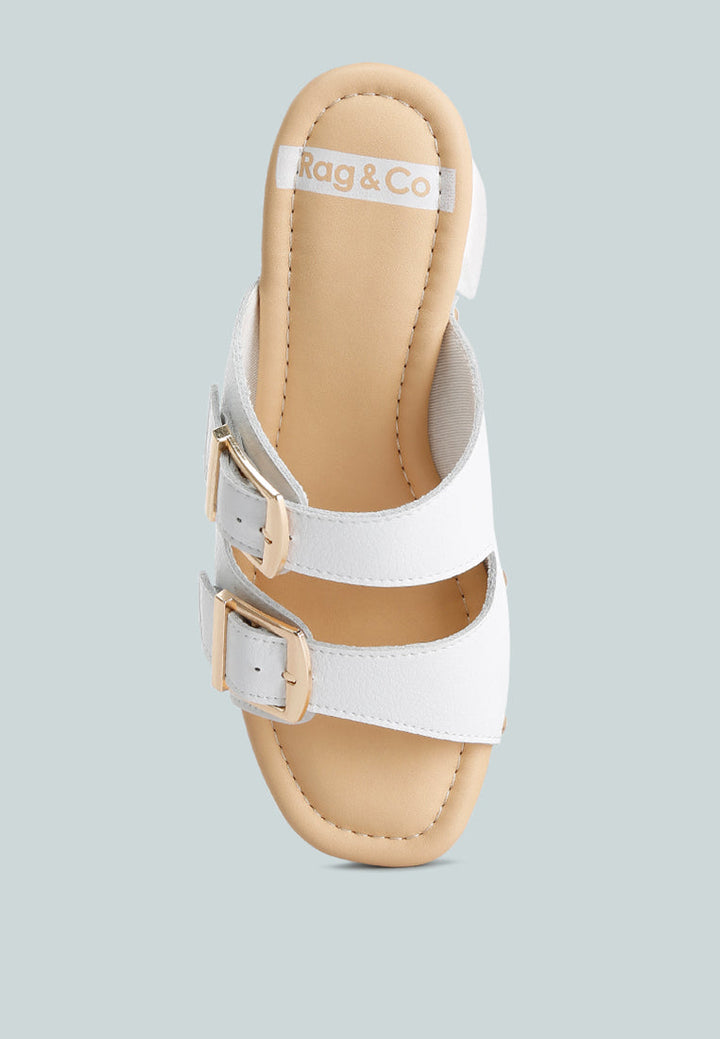 Kenna Dual Buckle Strap Sandals-4