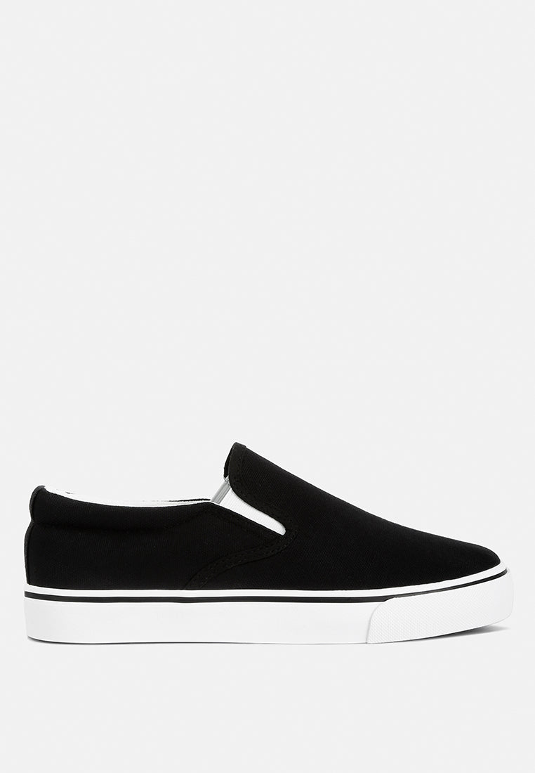 Laszlo Canvas Slip On Sneakers-5