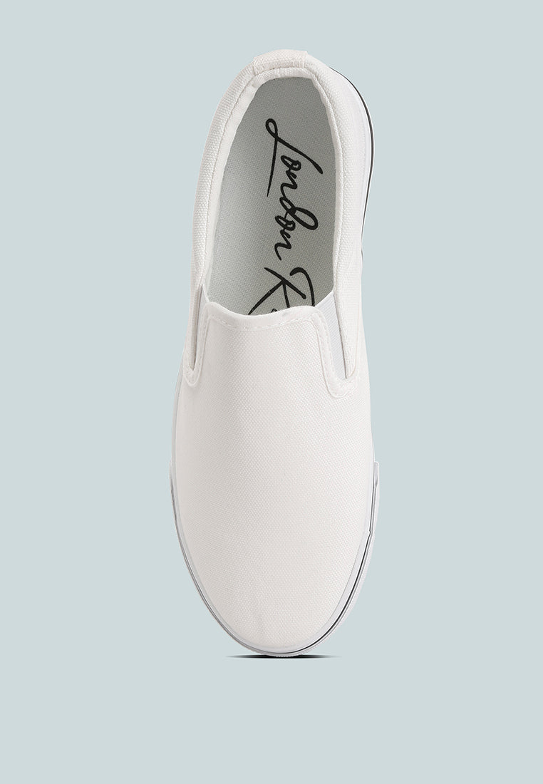 Laszlo Canvas Slip On Sneakers-3