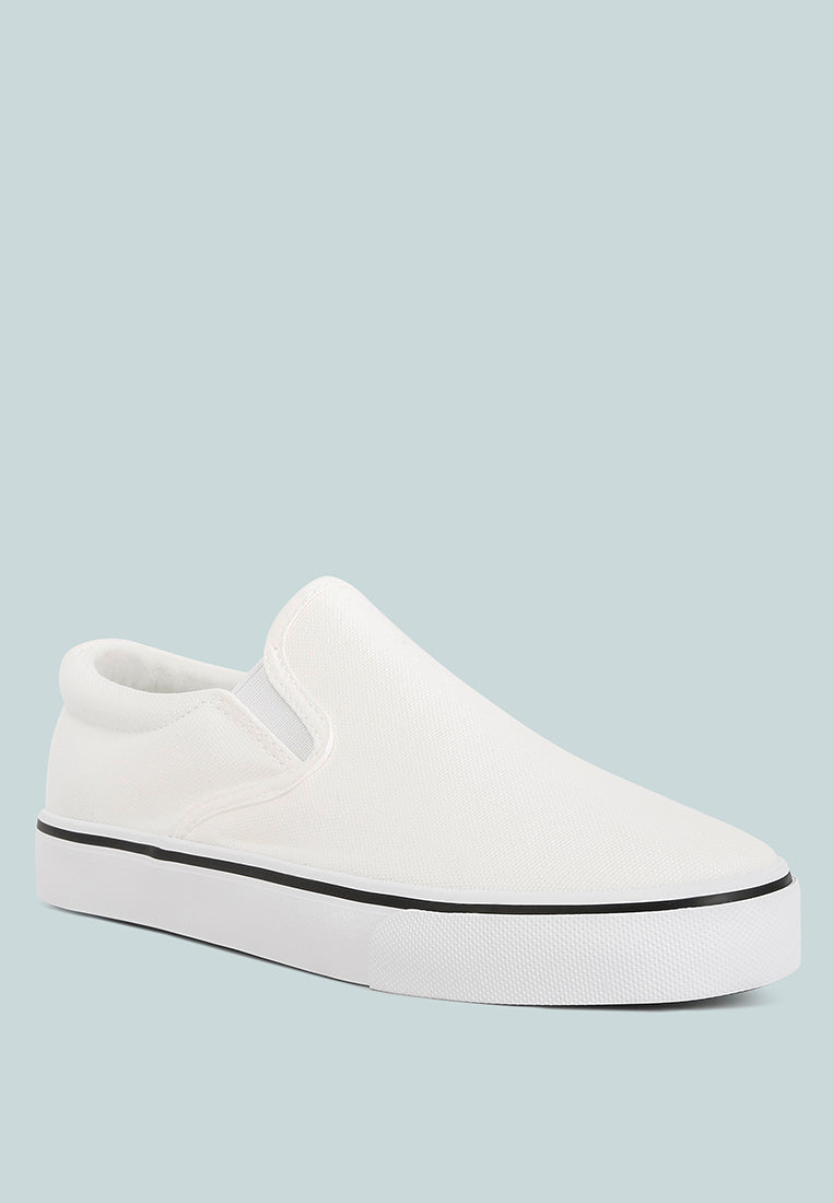 Laszlo Canvas Slip On Sneakers-1