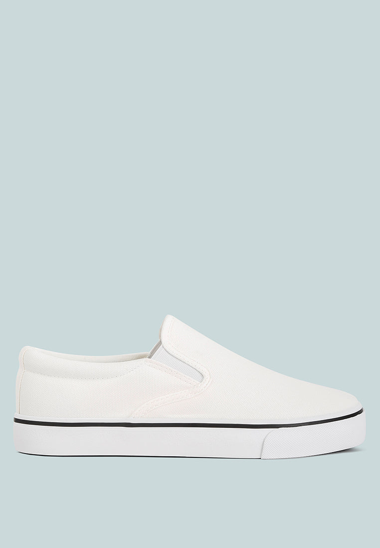 Laszlo Canvas Slip On Sneakers-0