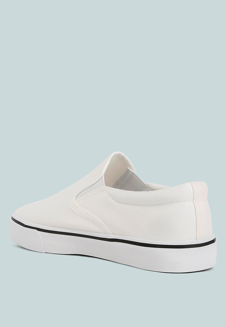 Laszlo Canvas Slip On Sneakers-2