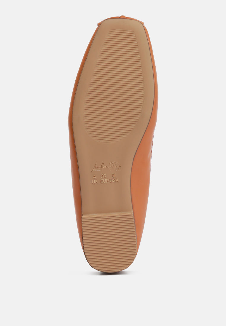 Leina Recycled Faux Leather Ballet Flats-4