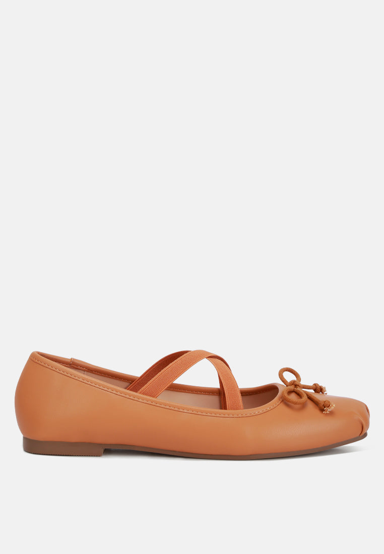 Leina Recycled Faux Leather Ballet Flats-0