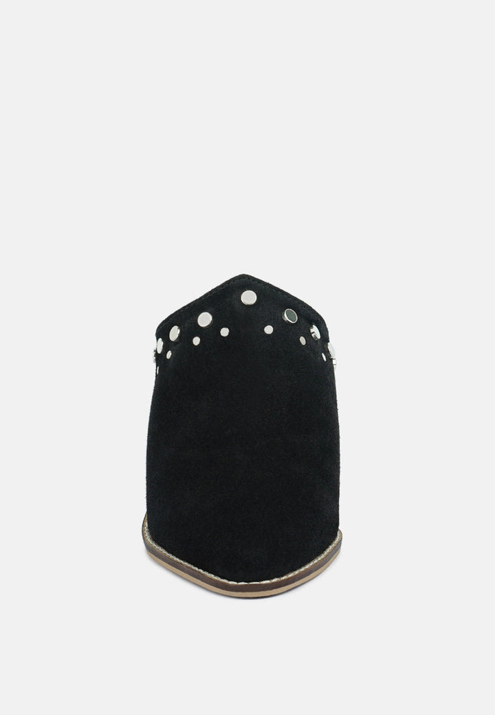 Leslie Stacked Heel Mules-3