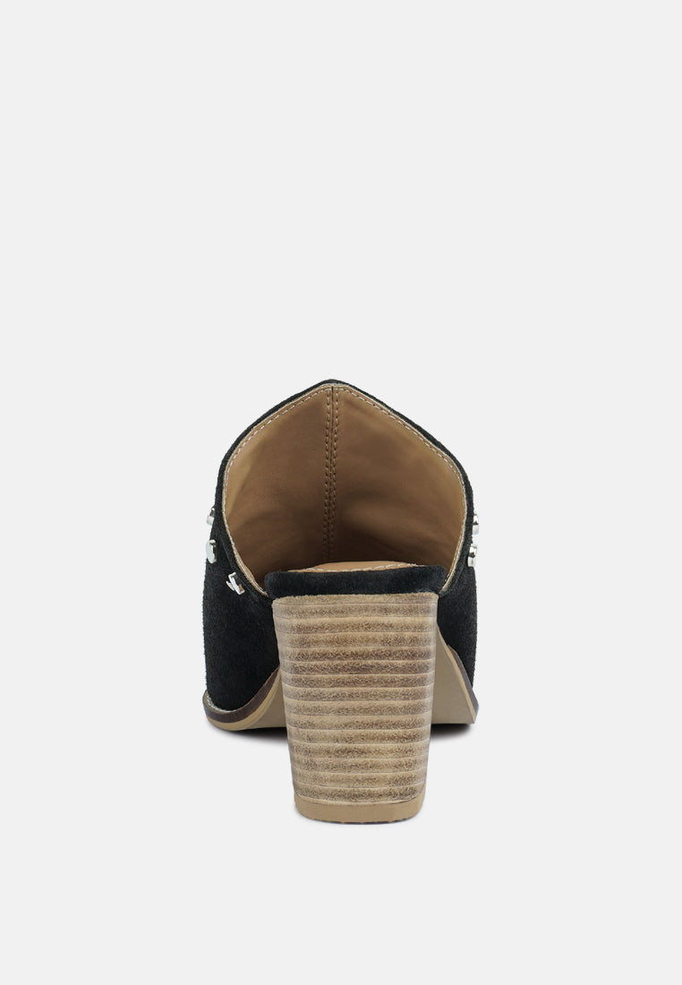Leslie Stacked Heel Mules-4