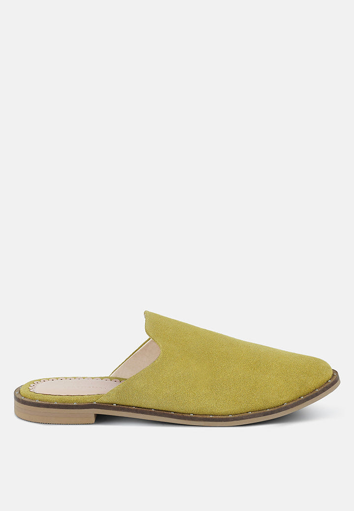 Lia Handcrafted Canvas Mules-8