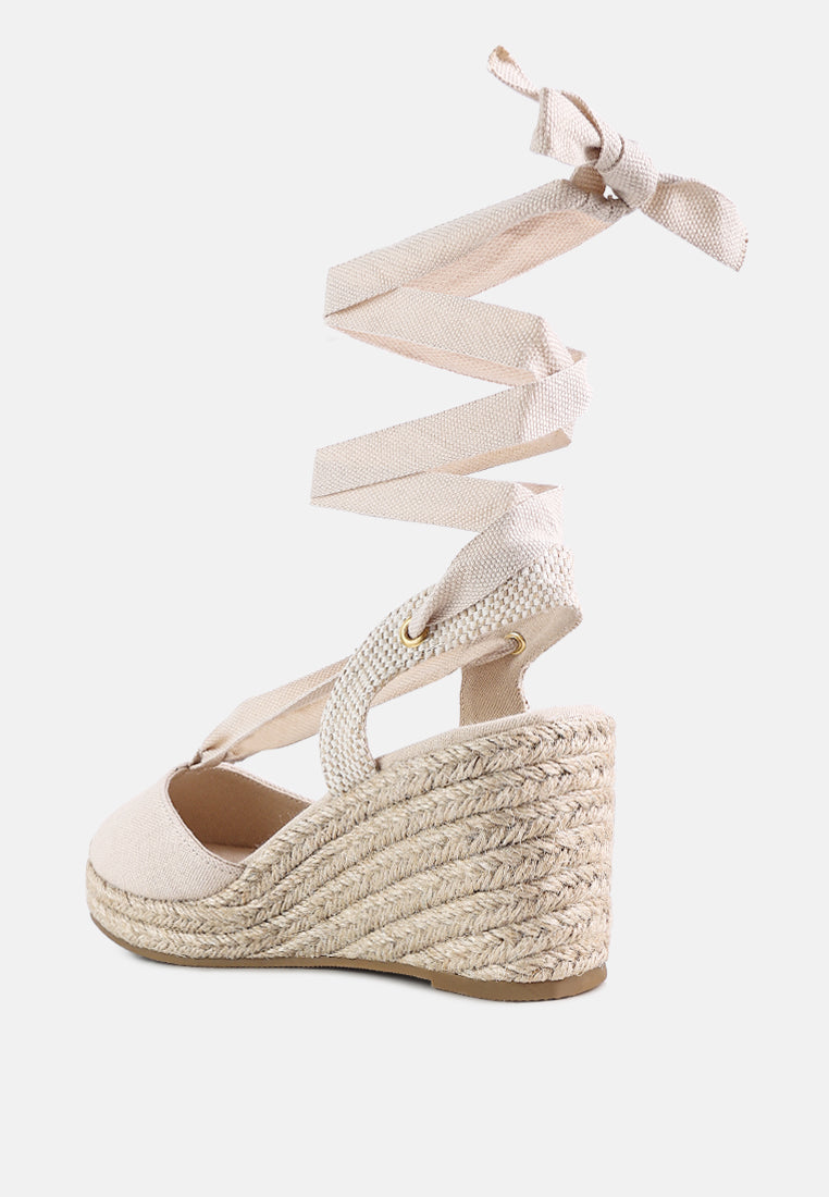 Little Mary Strappy Wedge Heel Sandals-2