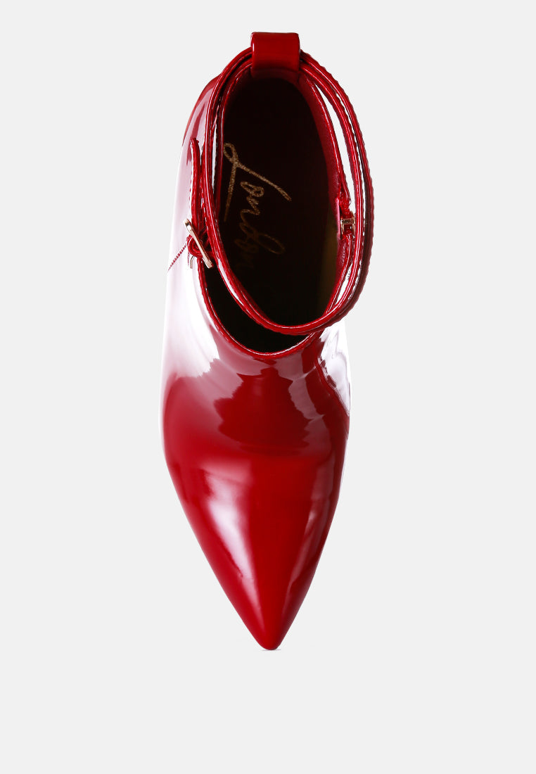 Love Potion Pointed Toe High Heeled Boots-4