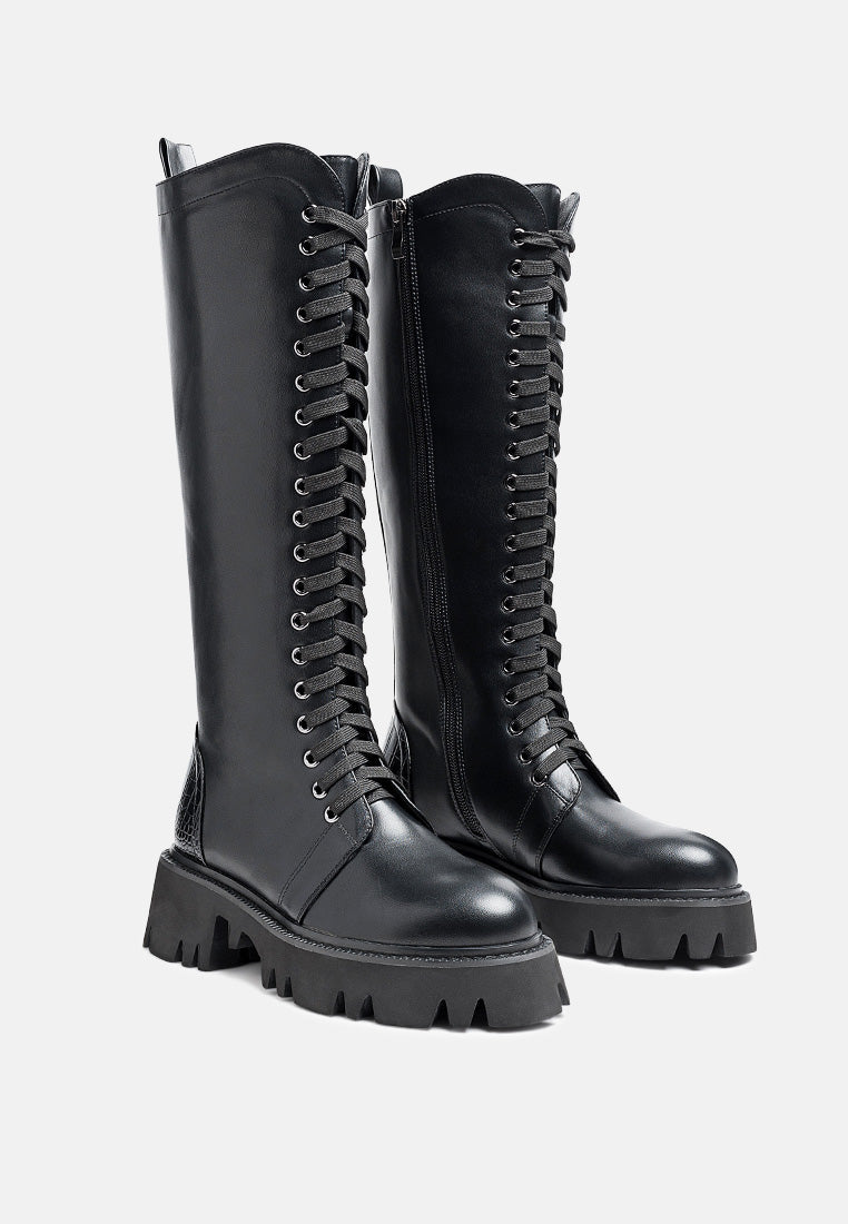 Mad Mood Chunky Lace-Up Ankle Boot-2